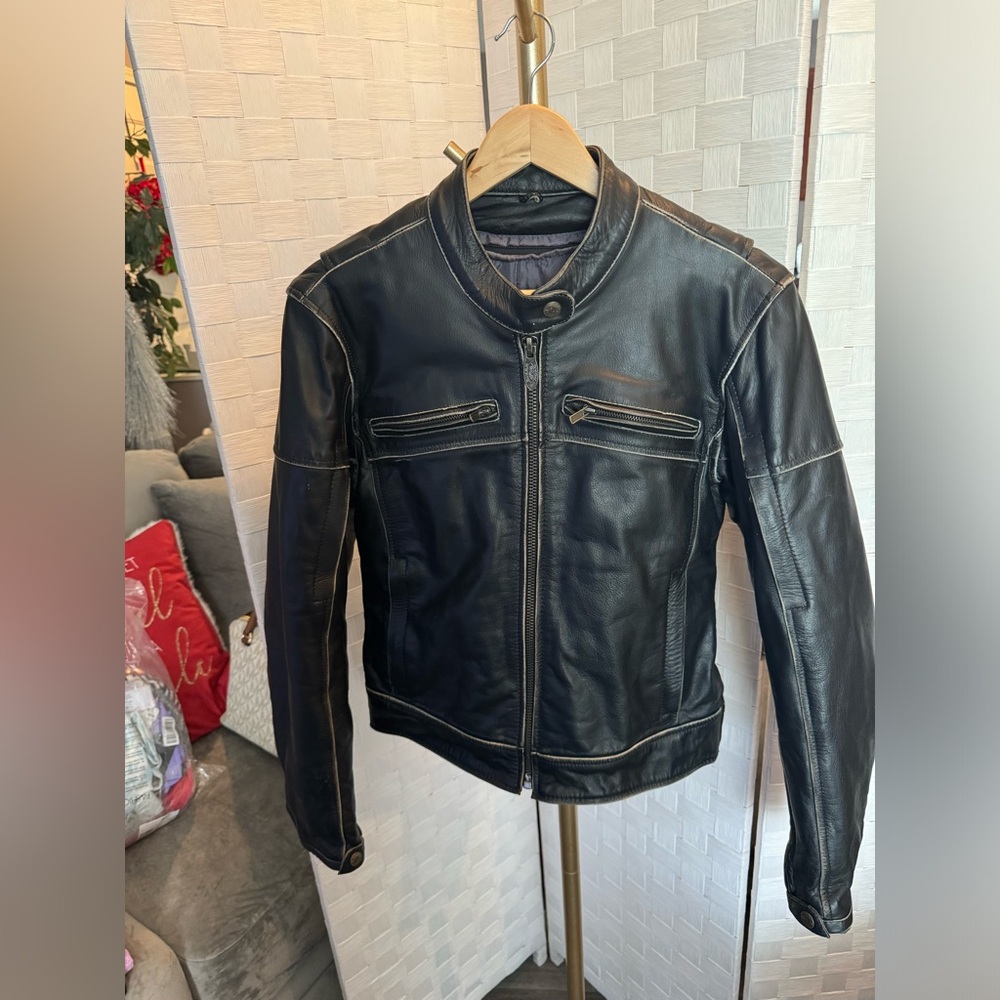 River Road Leather for Lifestyle Motorcycle  Drifter Jacket